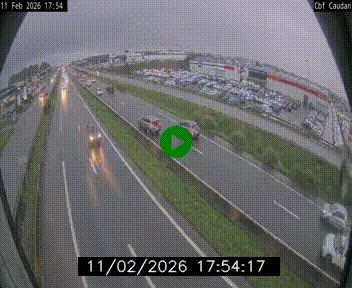Webcam sur la N165 à hauteur de Caudan, dans le Morbihan.