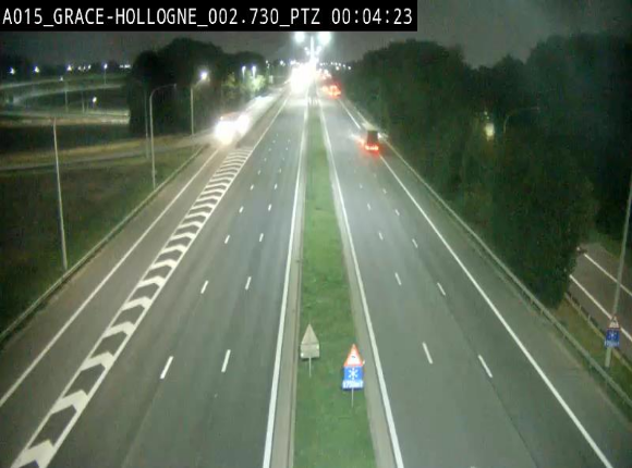 Caméra trafic Belgique - Grâce-Hollogne - E42, jonction avec A604, direction Loncin/Aéroport de Liège -  BK 3.2