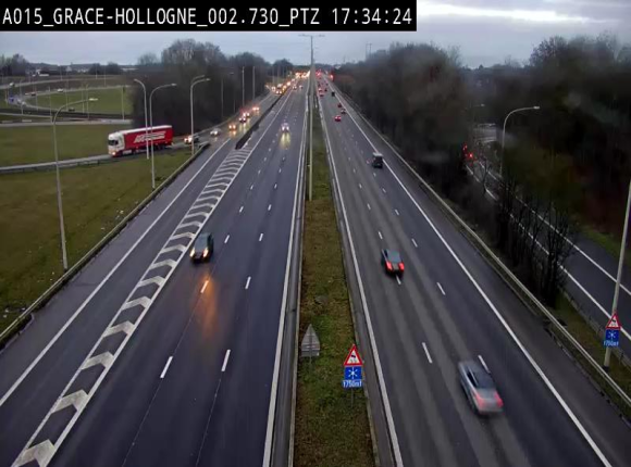 Caméra trafic Belgique - Grâce-Hollogne - E42, jonction avec A604, direction Loncin/Aéroport de Liège -  BK 3.2