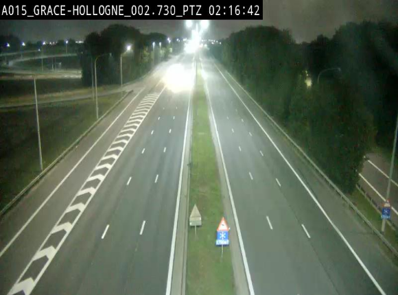 Caméra trafic Belgique - Grâce-Hollogne - E42, jonction avec A604, direction Loncin/Aéroport de Liège -  BK 3.2