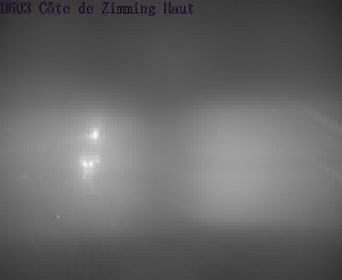 Webcam sur la D603 située en haut de la Côte de Zimming. Vue orientée vers Saint-Avold.