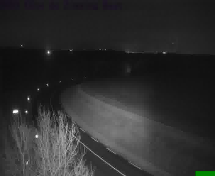 Webcam sur la D603 située en haut de la Côte de Zimming. Vue orientée vers Saint-Avold.