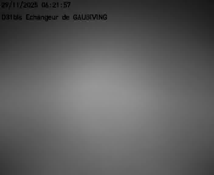Dispositif d’observation sur D31bis (France) à Gaubiving, en direction de Sarreguemines, offrant une visualisation fiable des conditions de circulation.