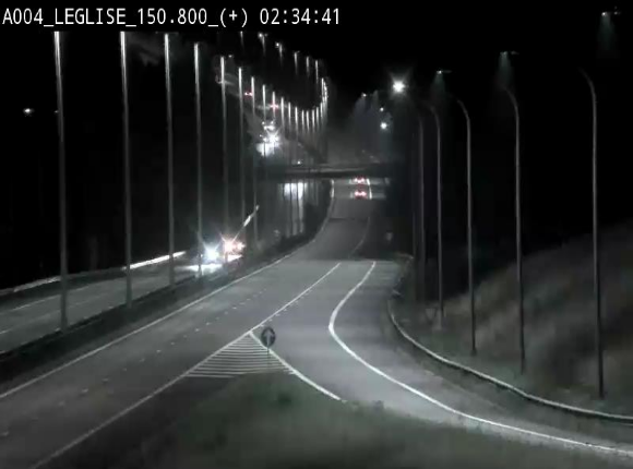 Caméra autoroute Belgique - Côte de Léglise, E411(A4) direction Luxembourg