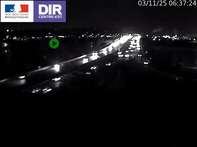 Webcam autoroute sur A450 à Pierre-Bénite en direction de Lyon et de l'autoroute A7