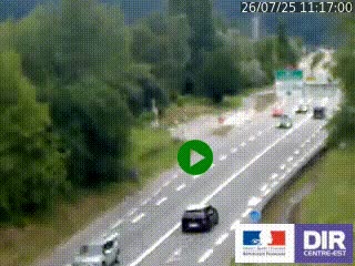 Webcam info trafic à proximité de Vizille sur la N85, au niveau du point de vue du Saut du Moine à Champagnier