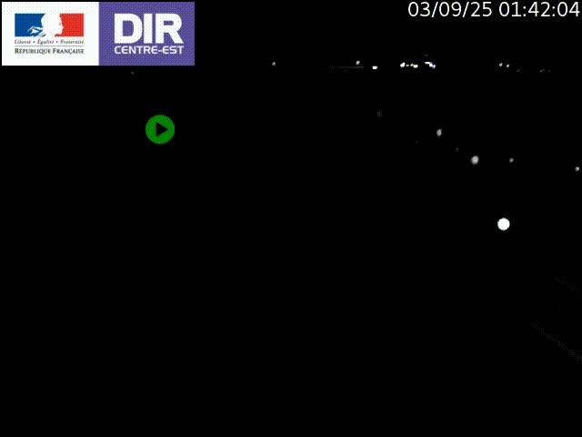 Webcam sur le contournement de Valence, sur la Nationale 7, caméra orientée vers Lyon