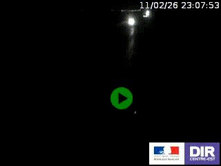 Webcam routière sur la RN7 à hauteur de Toulon-sur-Allier, entre Moulins et Vichy