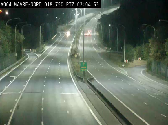 Webcam traffic E411(A4) - BK 18.7 - Bierges (Wavre Nord)