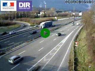 Caméra routière à hauteur de la sortie 15 Chambéry-centre au PK 4,103 en direction d'Albertville