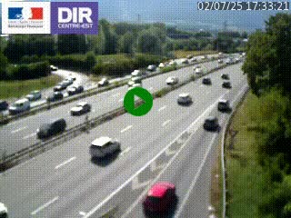 Caméra routière à hauteur de la sortie 15 Chambéry-centre au PK 4,103 en direction d'Albertville