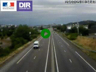 Caméra autoroute à Saint-Etienne (Les Littes) à hauteur du Ikea Saint-Etienne sur l'A72 en direction de Roanne