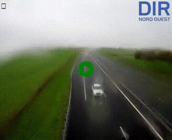 Webcam sur A84 à hauteur de l'échangeur de Poilley avec la N175, au sud d'Avranches