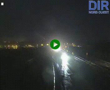 Webcam au début de l'A84 sur le périphérique Ouest de Caen (N814) à hauteur de la sortie 9, Porte de Bretagne