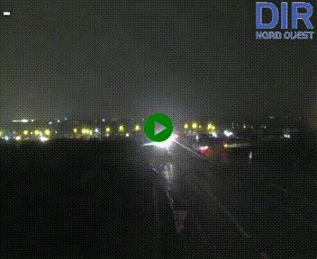 Webcam au début de l'A84 sur le périphérique Ouest de Caen (N814) à hauteur de la sortie 9, Porte de Bretagne