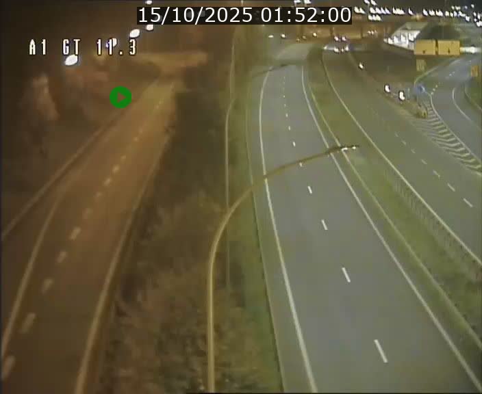 Traffic live webcam Luxembourg Senningerberg - A1 direction Allemagne - BK 11.3