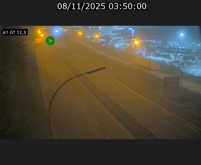 Traffic live webcam Luxembourg Senningerberg - A1 direction Allemagne - BK 12.3