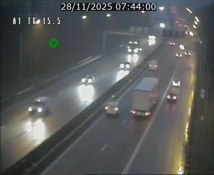 Traffic live webcam Luxembourg Munsbach - A1 direction Luxembourg - BK 15.5