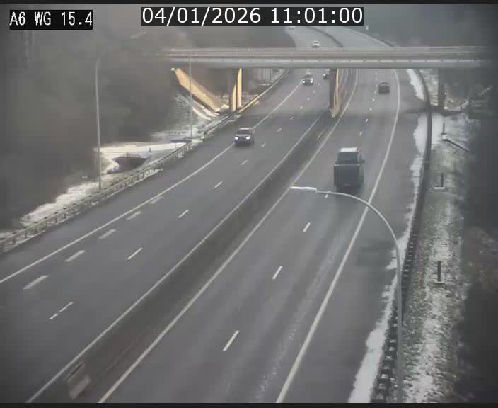Traffic live webcam Luxembourg Capellen - A6 - BK 15.4 - direction Luxembourg/France/Allemagne
