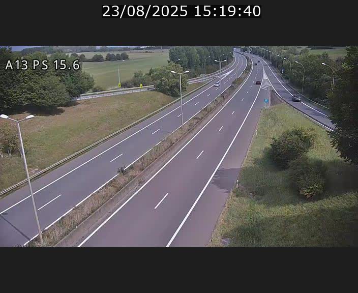 Traffic live webcam Luxembourg Kayl - A13 direction Dudelange - BK 15.6