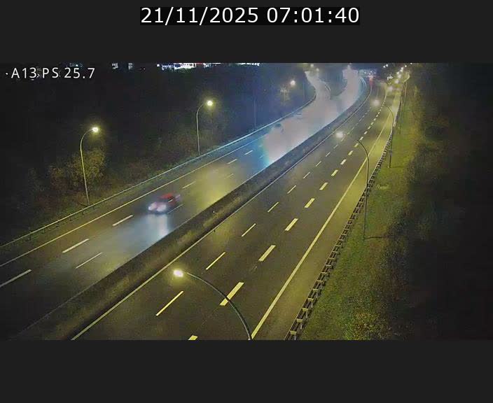 Traffic live webcam Luxembourg Frisange - A13 direction Allemagne - BK 26