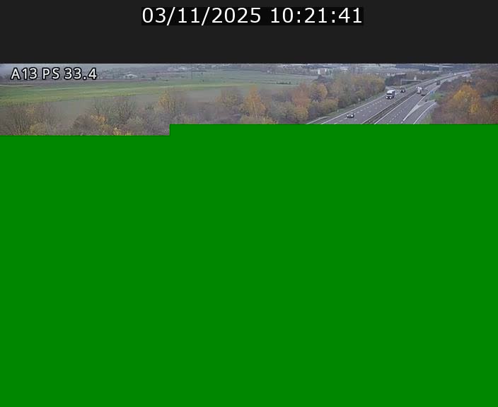 Webcam trafic sur A13 à hauteur de Mondorf-les-Bains en direction d'Altwies