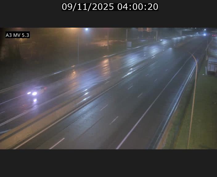 Webcam à l'Aire de Berchem au Luxembourg sur l'A3. Vue orientée vers la France