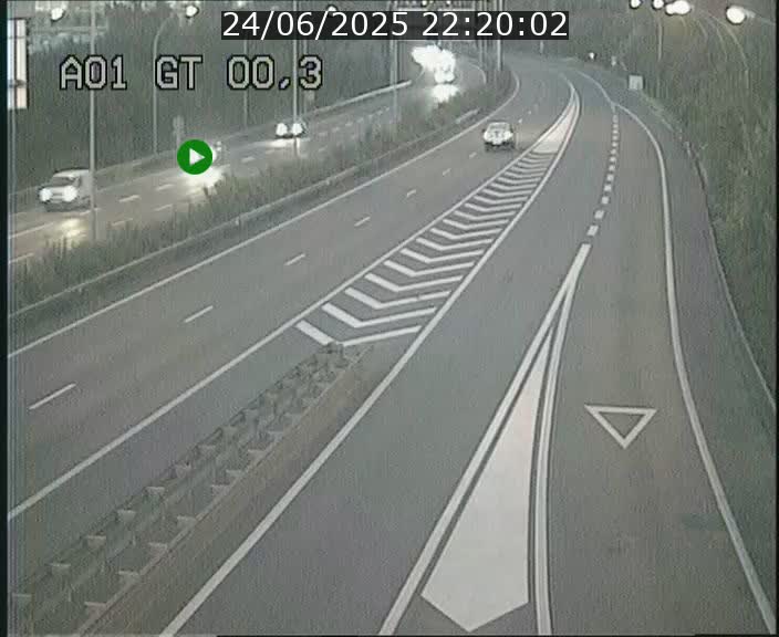 Traffic live webcam Luxembourg Croix de Gasperich - A1 direction Kirchberg - BK 0.3