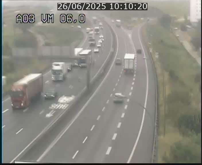 Traffic live webcam Luxembourg Aire de Berchem - A3 - BK 6 - direction France