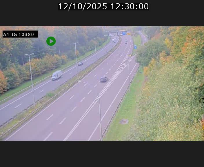Traffic live webcam Luxembourg Senningerberg - A1 direction Luxembourg Kirchberg - BK 10.3