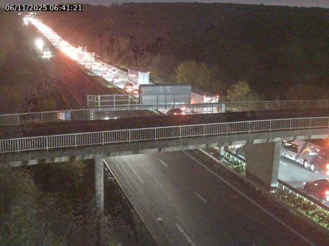 Caméra autoroute France - A31, Zoufftgen direction Luxembourg-ville, à la frontière entre la France et le Luxembourg