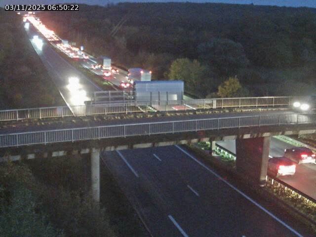 Caméra autoroute France - A31, Zoufftgen direction Luxembourg-ville, à la frontière entre la France et le Luxembourg