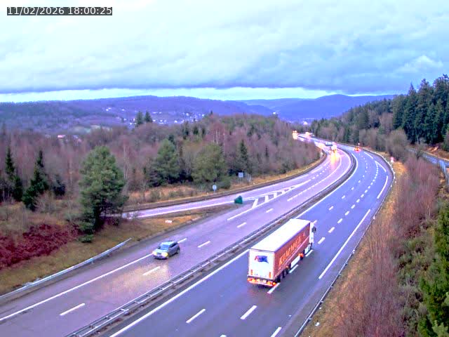 Caméra autoroute France - N57, Côte de la demoiselle direction Remiremont