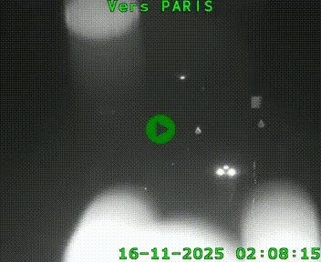 Caméra routière sur l'autoroute A20 à Bessines-sur-Gartempe. Vue orientée vers Paris