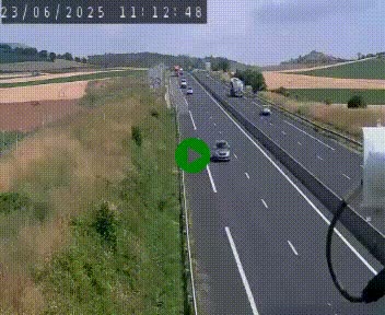 Caméra autoroute A75 à hauteur de Le Crest, en direction de Montpellier