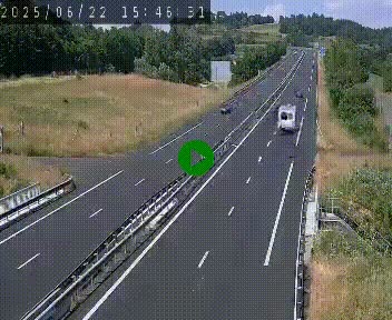 Caméra autoroutière France - A75, Coren, en direction de Montpellier