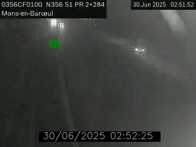 Webcam à l'entrée de Lille en direction du périphérique, à proximité de Mons-en-Baroeul sur la N356