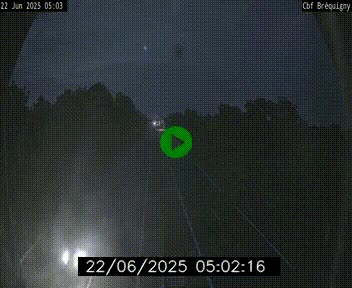 Webcam sur le périphérique de Rennes (N136) à hauteur du quartier Bréquigny, au sud de la ville