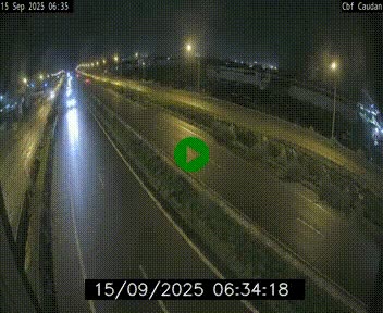 Webcam sur la N165 à hauteur de Caudan, dans le Morbihan.