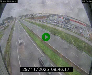 Webcam sur la N165 à hauteur de Caudan, dans le Morbihan.
