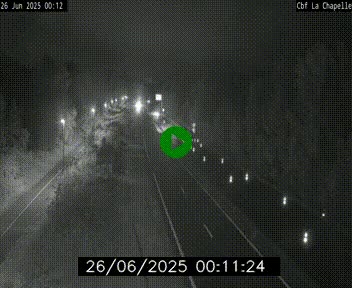 Webcam sur le périphérique de Nantes (N844) à hauteur de Porte de la Chapelle, au nord de la ville