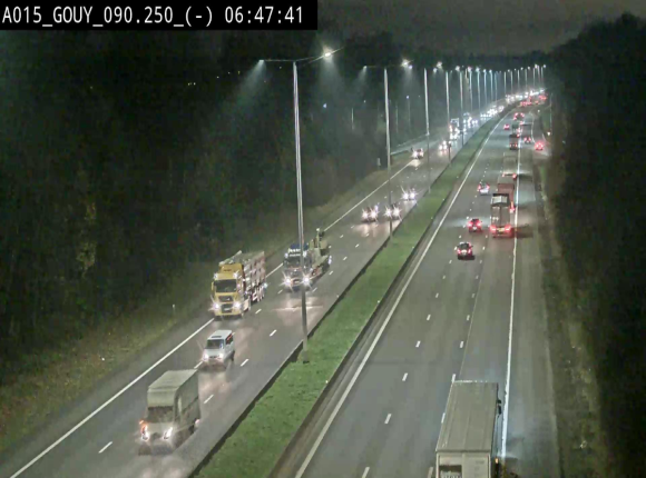 Webcam autoroute Belgique - Gouy-lez-piéton - E42 - BK 90.3