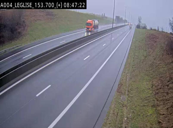 Webcam autoroute E411 à hauteur de Léglise, en direction de Luxembourg