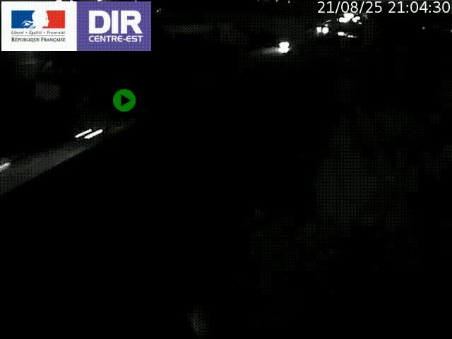Caméra de circulation à Saint-Priest à la jonction entre l'A43 et l'A46 en direction de Marseille
