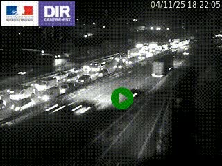 Webcam sur la Nationale 201 à hauteur de la sortie Chambéry-Nord, avant à la jonction entre l'A41 et l'A43, en direction de Lyon
