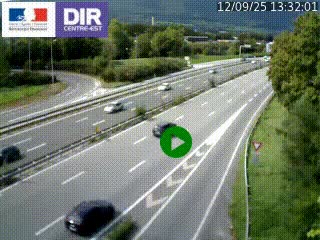Webcam sur la Nationale 201 à hauteur de la sortie Chambéry-Nord, avant à la jonction entre l'A41 et l'A43, en direction de Lyon
