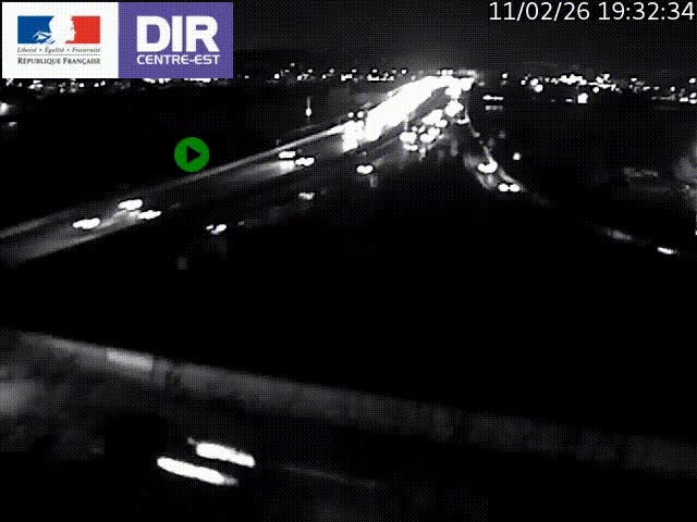Webcam autoroute sur A450 à Pierre-Bénite en direction de Lyon et de l'autoroute A7
