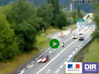 Webcam info trafic à proximité de Vizille sur la N85, au niveau du point de vue du Saut du Moine à Champagnier