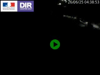 Webcam traffic à Grenoble-sud sur l'autoroute A480. Vue orientée vers l'entrée et la sortie de Grenoble