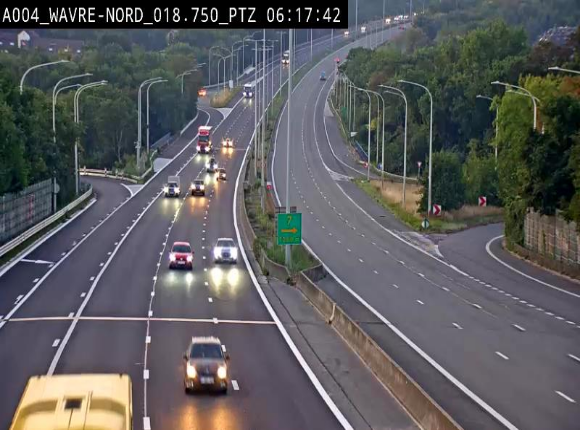 Webcam traffic E411(A4) - BK 18.7 - Bierges (Wavre Nord)